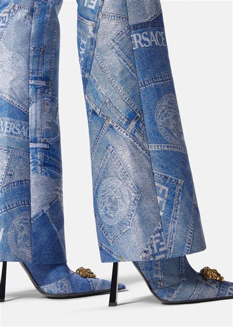 pantaloni versace|versace jeans for women.